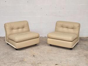 Mario BELLINI Amanta armchairs C&B ITALIA design vintage 