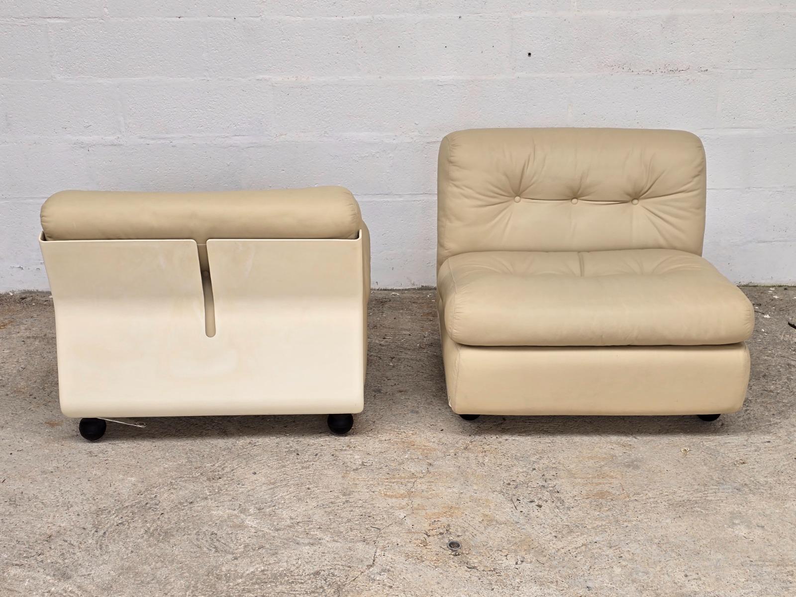 Mario BELLINI Amanta armchairs C&B ITALIA design vintage 