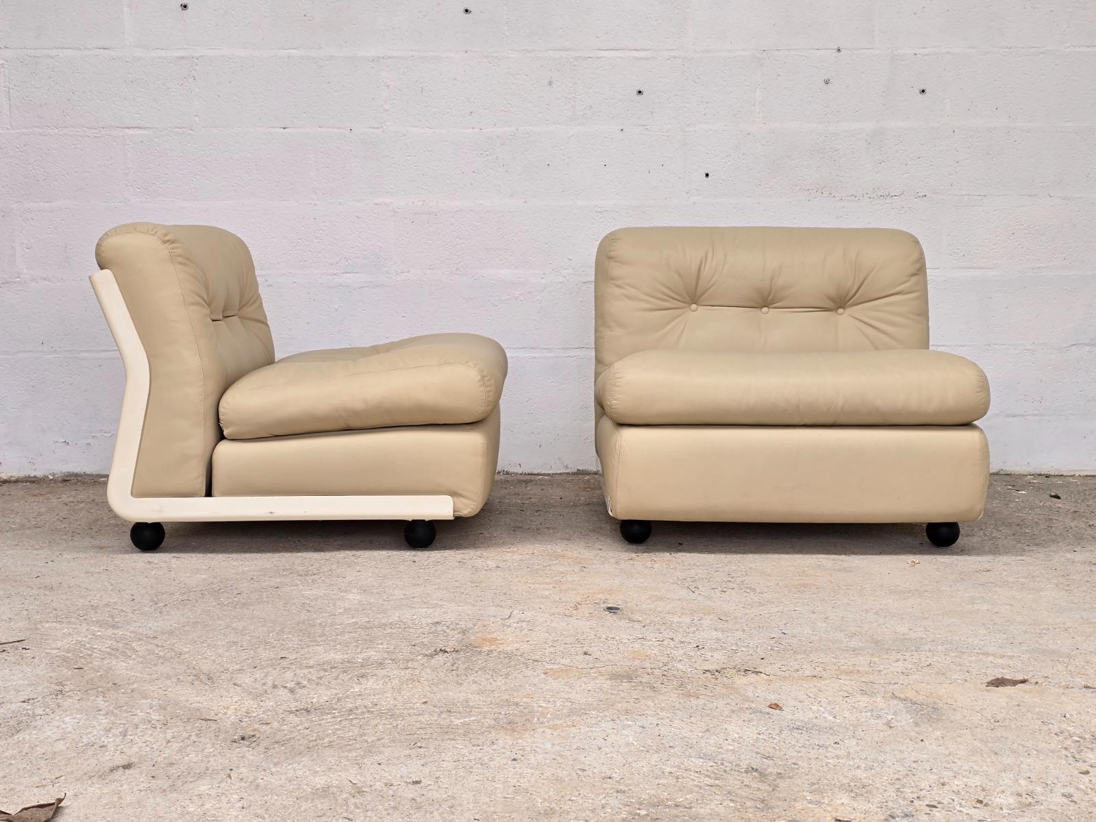 Mario BELLINI Amanta armchairs C&B ITALIA design vintage 